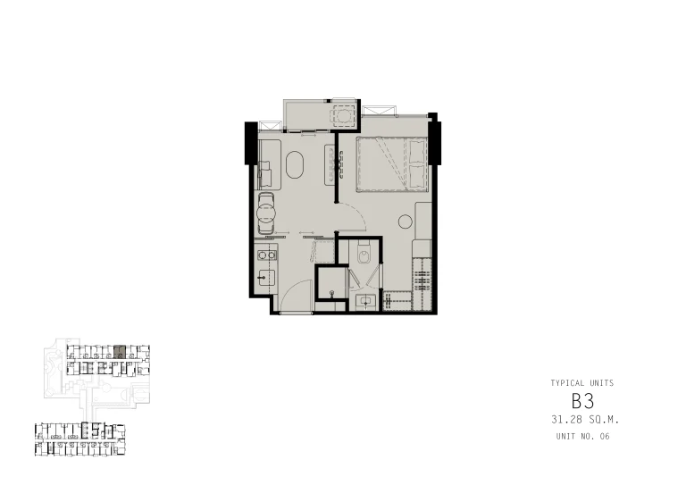 Reference Sathorn - Wongwianyai luxury condominium official unit floor plan layout diagram
