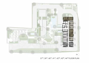 Reference Sathorn - Wongwianyai luxury condominium official building master floor plan layout diagram