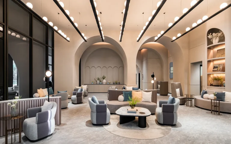 Reference Sathorn - Wongwianyai luxury condominium premium co-working hub and residents common area lounge